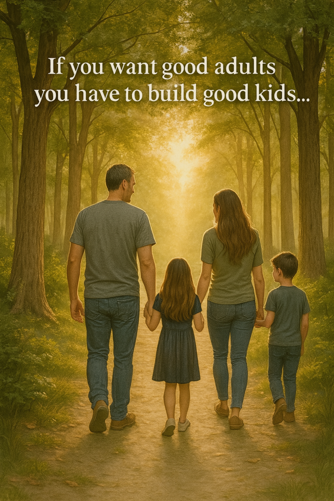 Good Kids Come from Good Parenting... and a lot of effort.